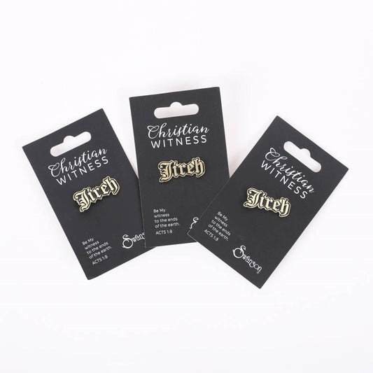 Lapel Pin-Jireh-Gold (1 1/8") (Pack Of 3)