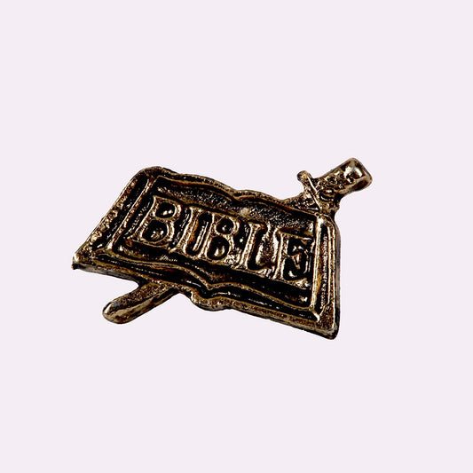 Lapel Pin-Sword & Bible-Gold (3/4") (Pack Of 6)