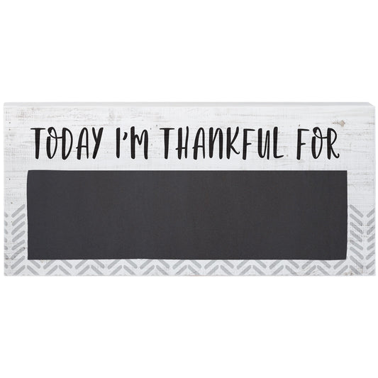 Chalk Talk-Today I'm Thankful For (12" x 5.5")
