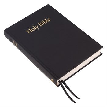KJV Large Print Windsor Text Bible-Black Hardcover (#35LP/ABK)