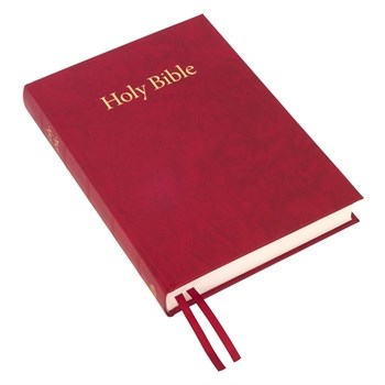 KJV Large Print Windsor Text Bible-Red Hardcover (#35LP/ARD)