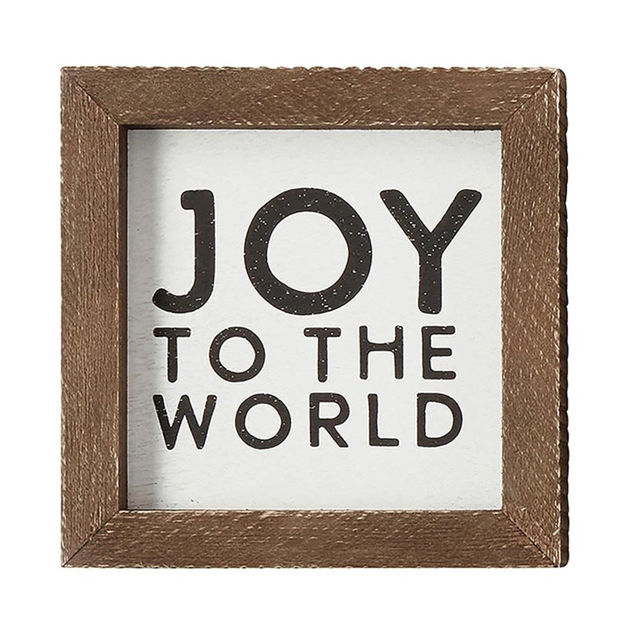 Mini Wall Sign-Joy To The World (6"SQ)