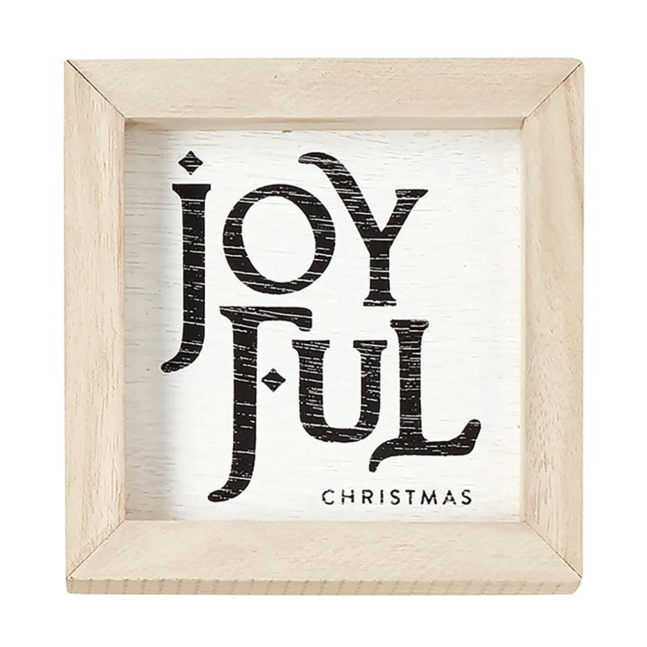 Mini Wall Sign-Joyful (6"SQ)