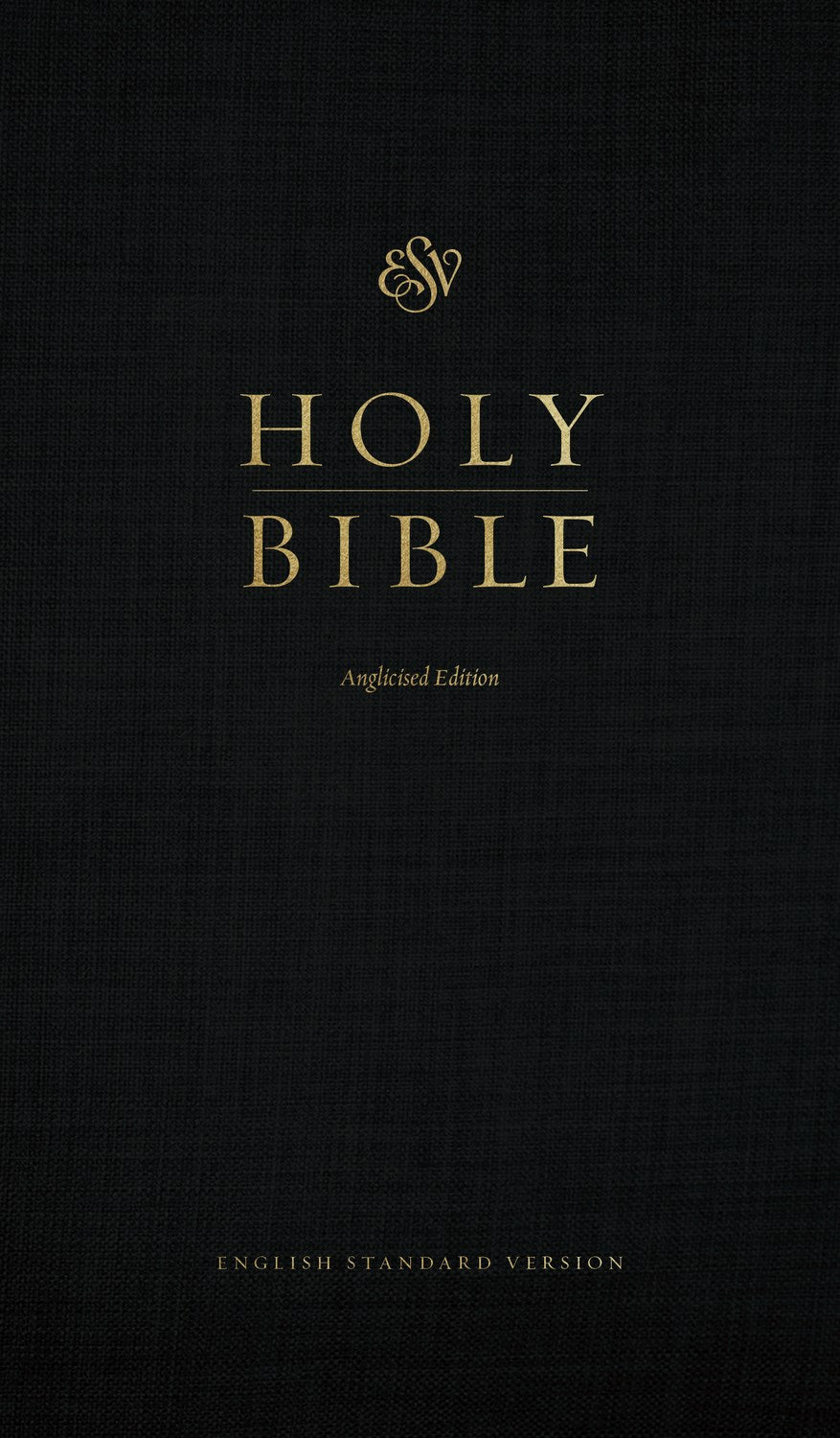 ESV Church Bible (Anglicised Edition)-Black Hardcover