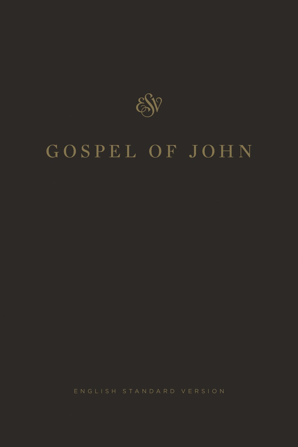 ESV Gospel Of John*-Black Softcover
