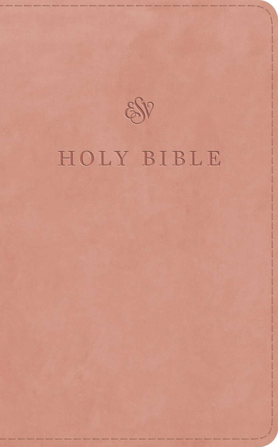 ESV Large Print Premium Church Bible (RL)-Blush Rose TruTone
