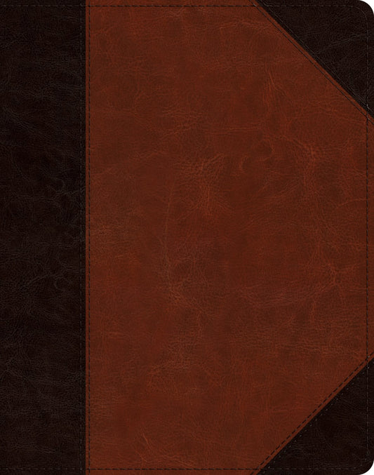 Esv Single Column Journaling Bible*-Brown/Cordovan Portfolio Design Trutone