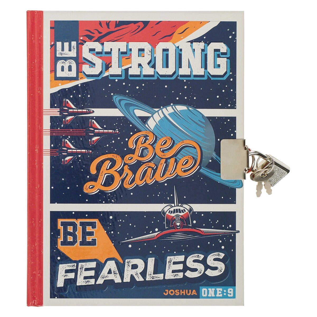 Diary-Strong and Courageous Josh. 1:9-Hardcover