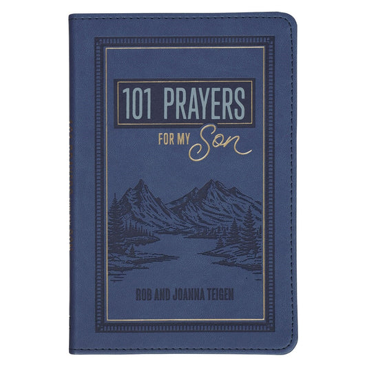 Devotional Gift Book-101 Prayers for My Son-Faux Leather