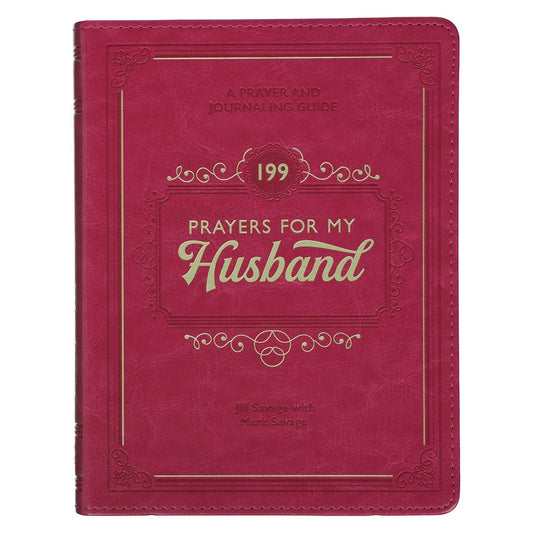 Devotional Gift Book-199 Prayers for My Husband-Faux Leather