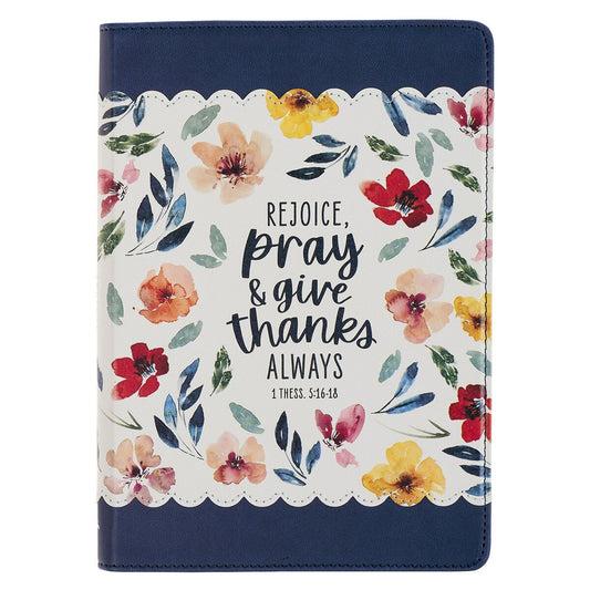 Journal Classic-Rejoice  Always 1 Thess. 5:16-18-Floral