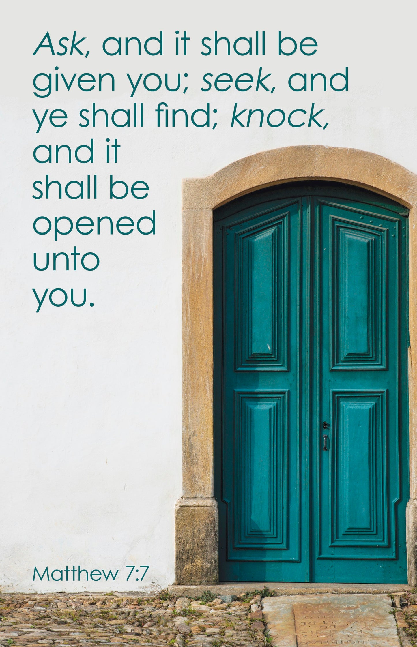 Bulletin-Ask And It Shall Be Give You (Matthew 7:7  KJV) (Pack Of 100)