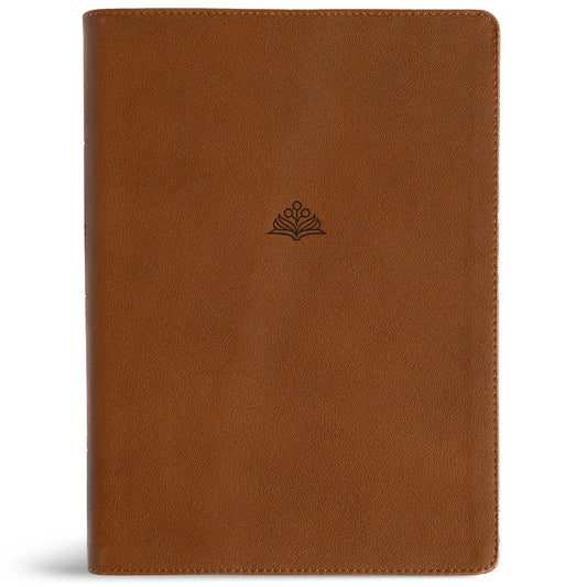 CSB Women's Study Bible-Saddle Brown Genuine Leather