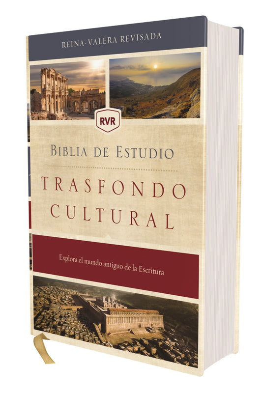 RVR 1977 Biblia de Estudio Trasfondo Cultural (Cultural Backgrounds Study Bible)-Hardcover
