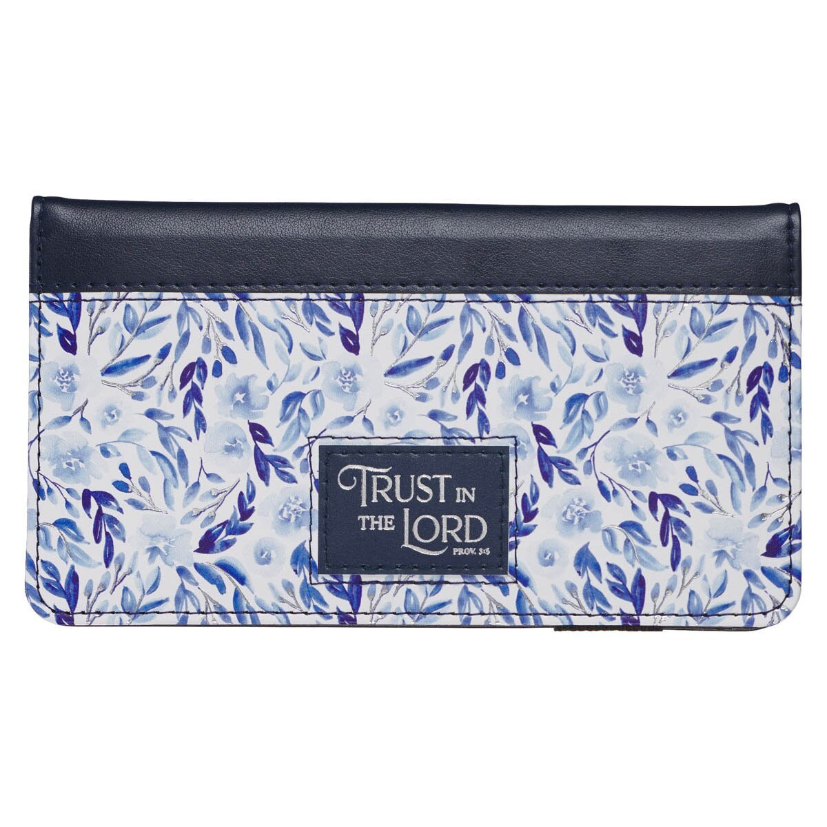 Checkbook/Wallet-Trust Prov. 3:5-Blue Floral