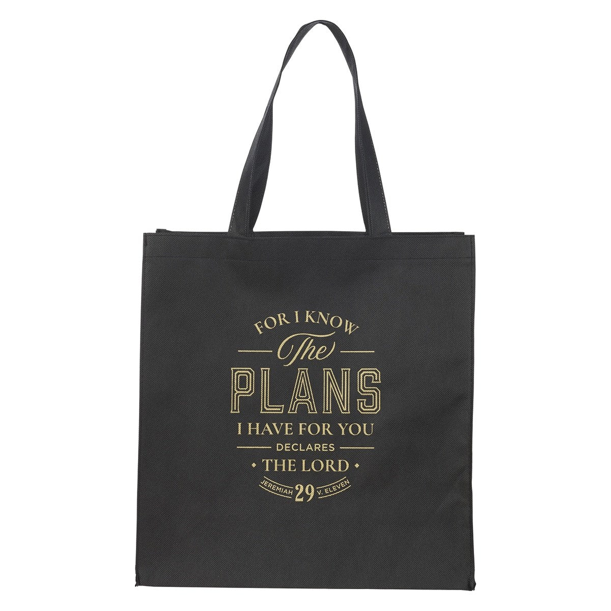 Tote-Plans Jer. 29:11-Black