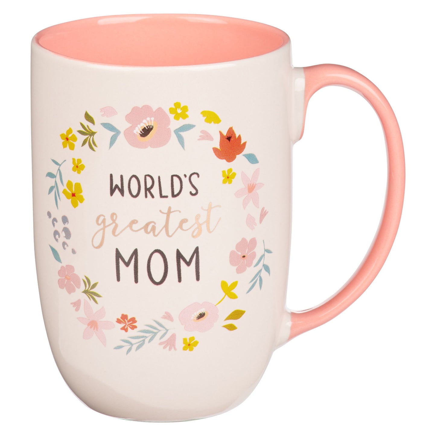 Ceramic Mug-World's Greatest Mom-Floral