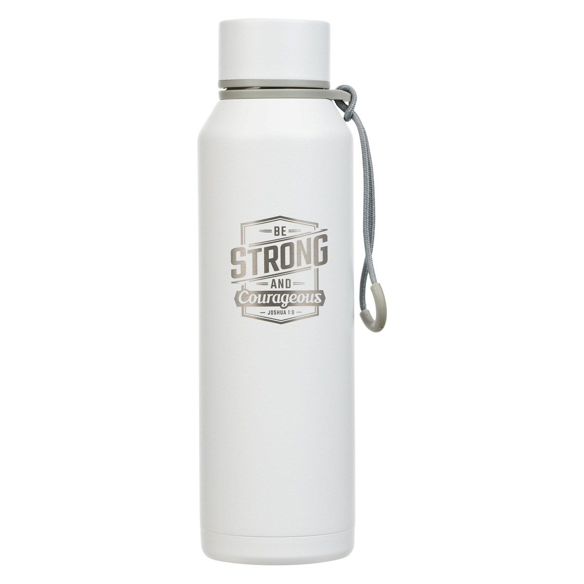 Water Bottle-Stainless Steel-Be Strong and Courageous