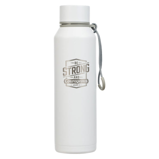 Water Bottle-Stainless Steel-Be Strong and Courageous