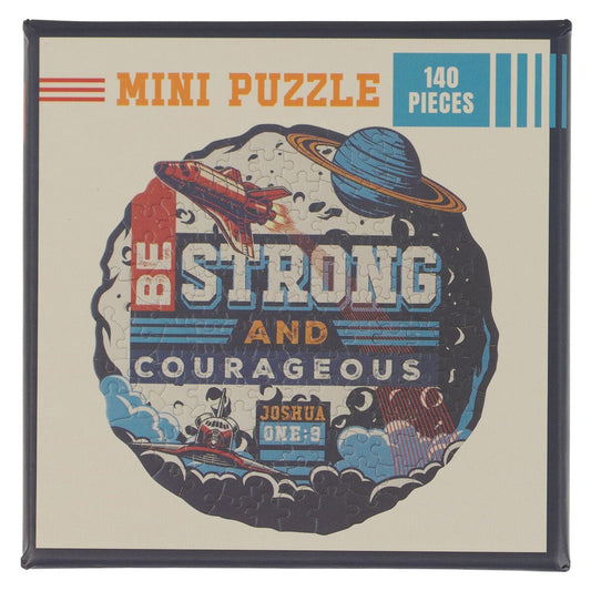 Jigsaw Puzzle-Be Strong and Courageous Josh 1:9 (140 Pieces)