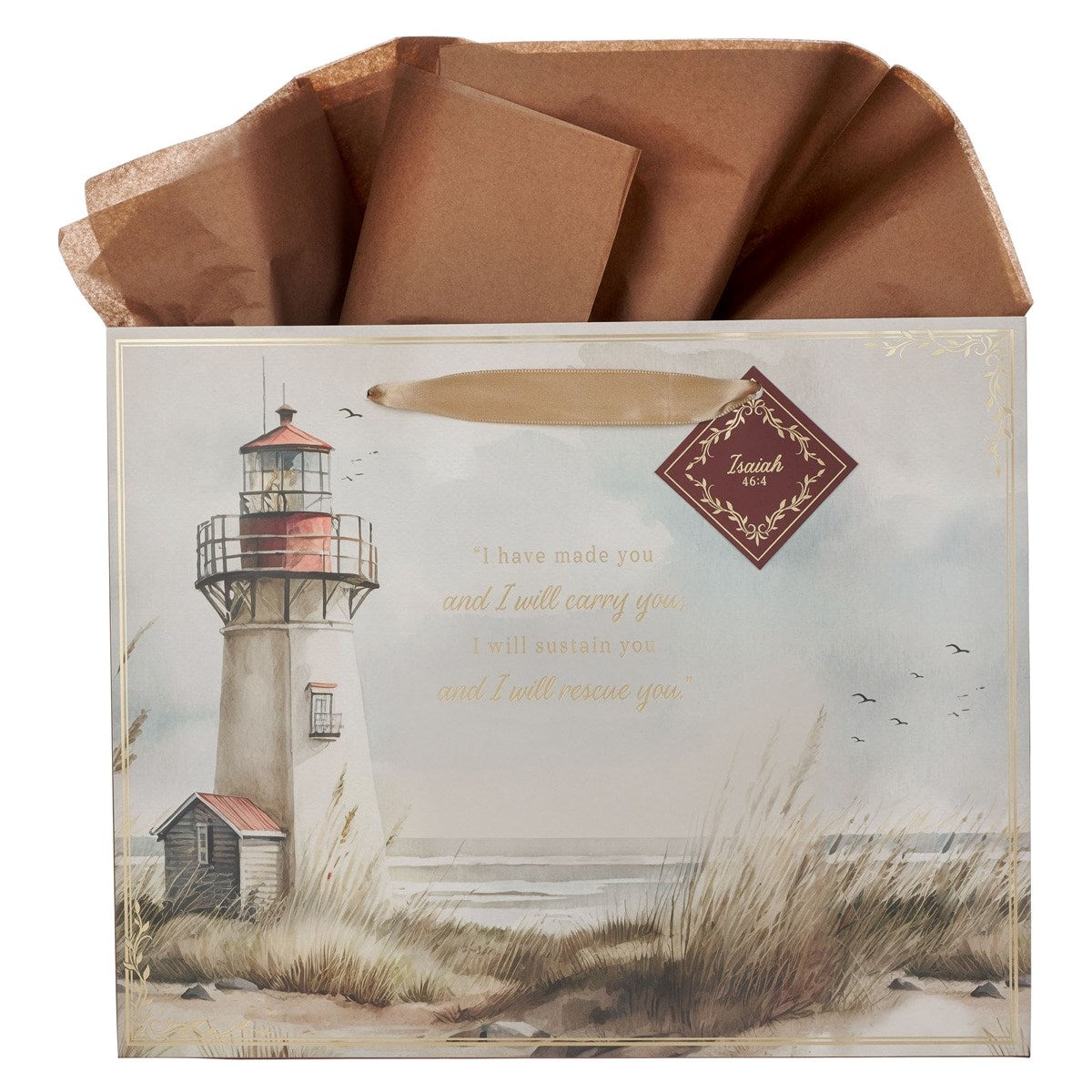 Gift Bag-Large Landscape-I Will Carry You Isa. 46:4