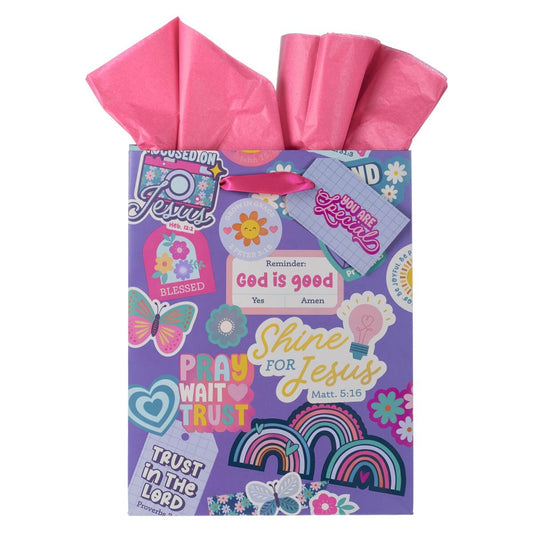 Gift Bag-Medium-Shine For Jesus Matt. 5:16