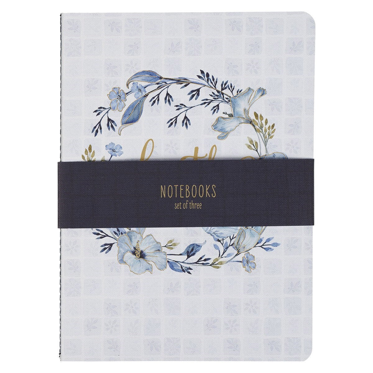 Notebook Set-Faith Grace Love (Set Of 3)