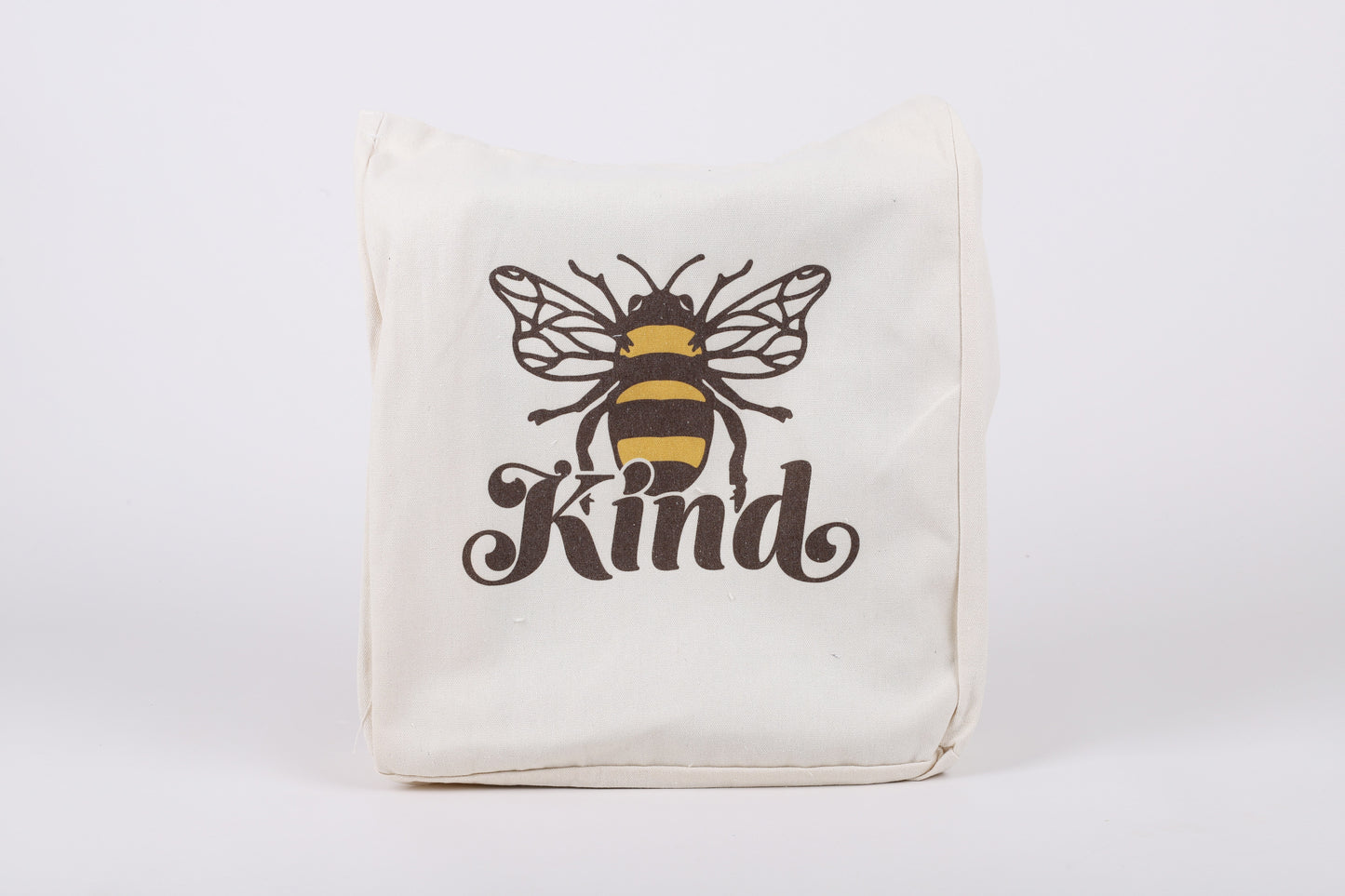 Tote-Cotton-Bee Kind (16 1/4"" x 13 1/4"" w/ 9 1/2"" Handle)