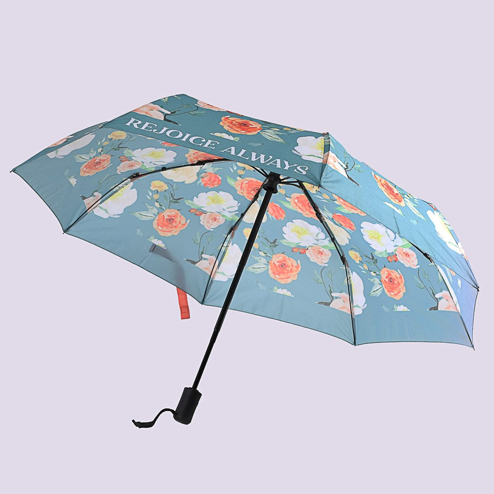 Umbrella-Compact-Rejoice Always-Floral