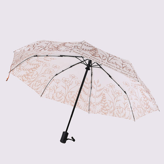 Umbrella-Compact-Isaiah 40:8-Tan
