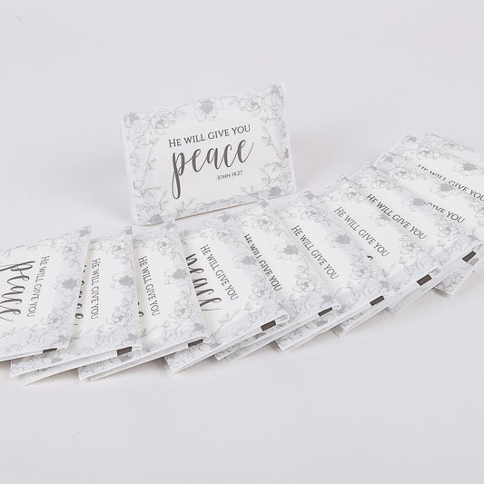Tissue Pack-Pocket-Give You Peace (John 14:27) (12 Packs)