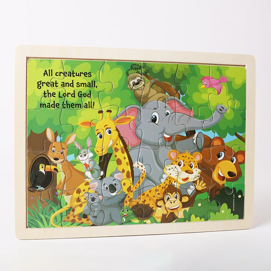 Jigsaw Puzzle-Jungle-Wooden (Ages 3+)