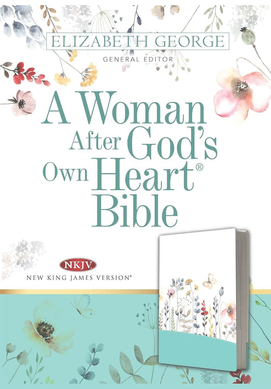 NKJV A Woman After God's Own Heart Bible-Premium Country Floral