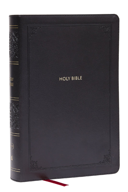 KJV Giant Print Reference Bible (Comfort Print)-Black Leathersoft Indexed