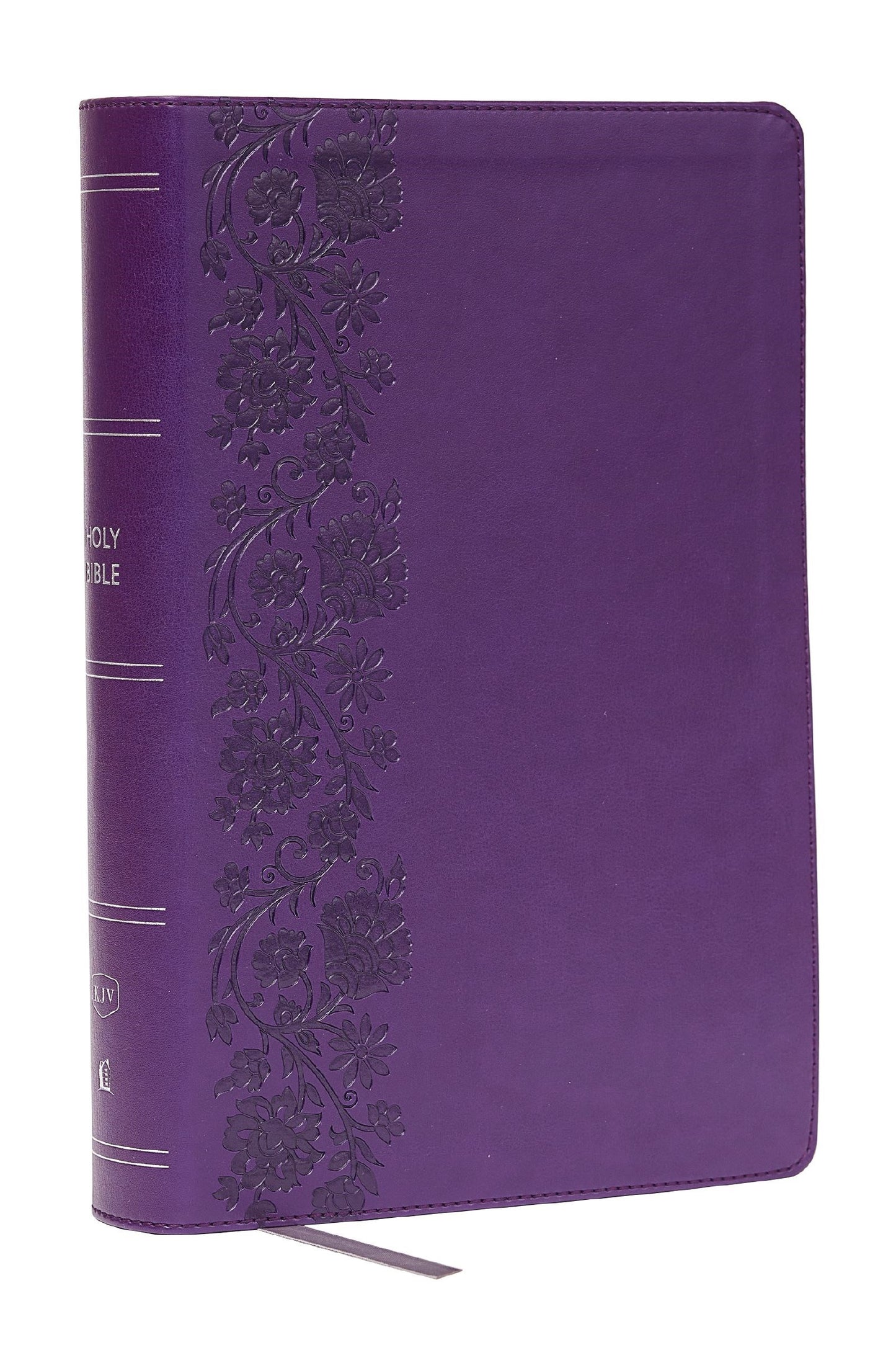 KJV Giant Print Reference Bible (Comfort Print)-Purple Leathersoft