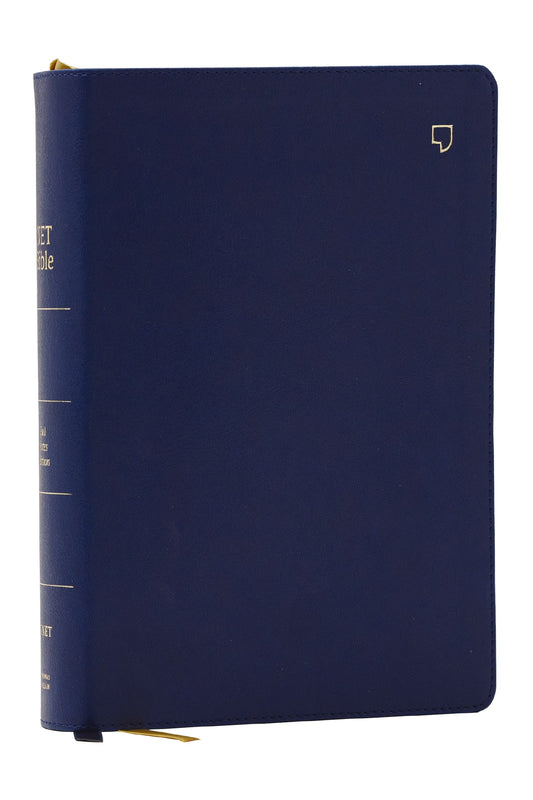 NET Bible  Full Notes Edition (Comfort Print)-Blue Leathersoft