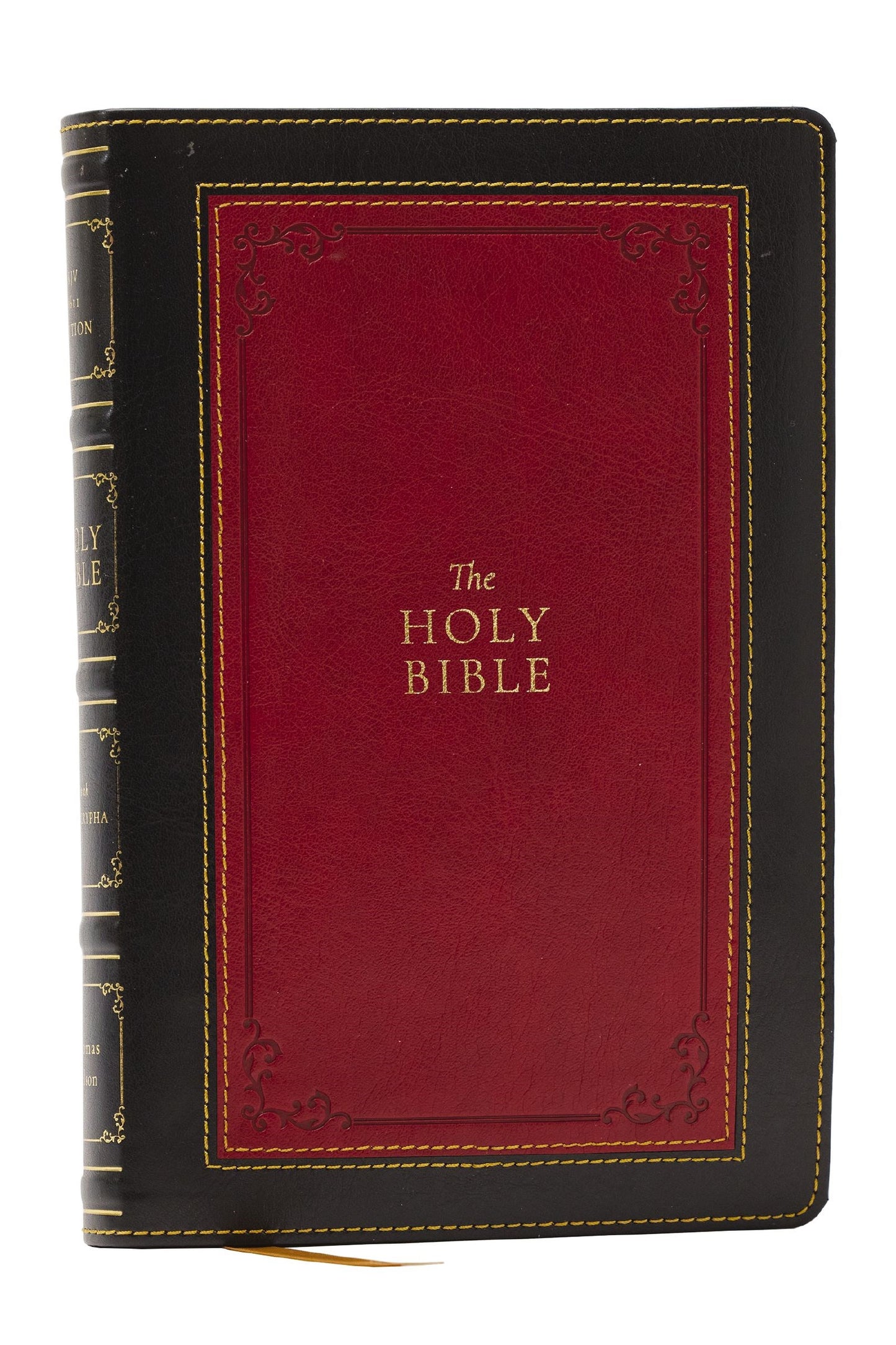 KJV 1611 Aprocrypha Bible-Black Leathersoft