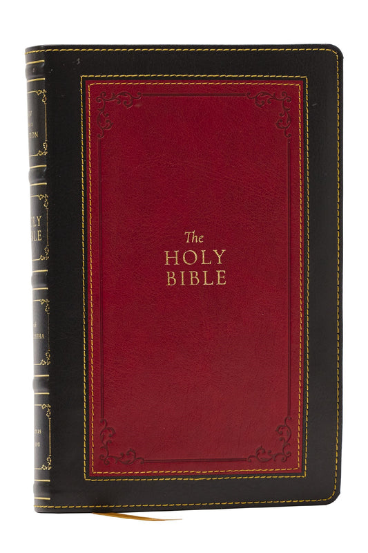 KJV 1611 Aprocrypha Bible-Black Leathersoft