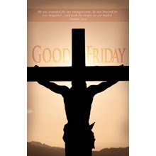 Bulletin-Good Friday (Isaiah 53:5  KJV) (Pack Of 100)