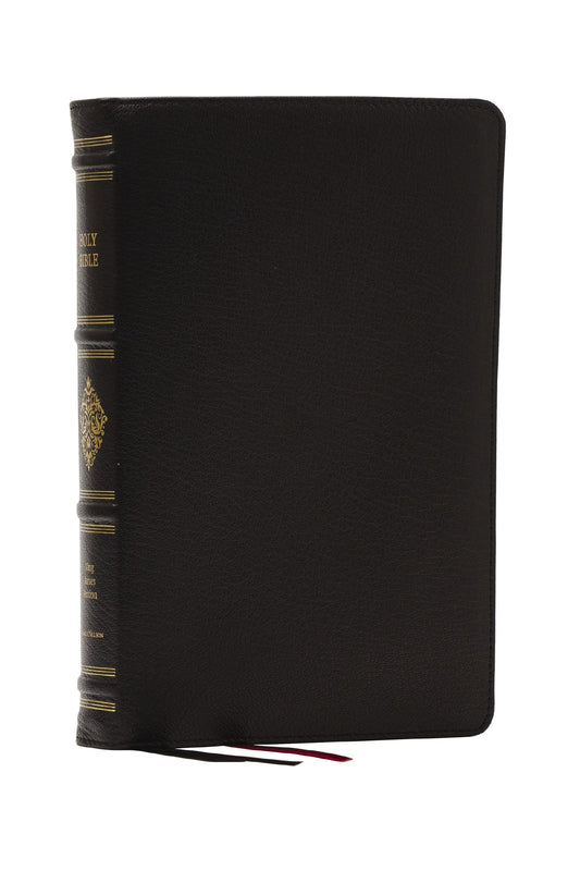 KJV Personal Size Reference Bible  Sovereign Collection (Comfort Print)-Black Premium Goatskin Leather
