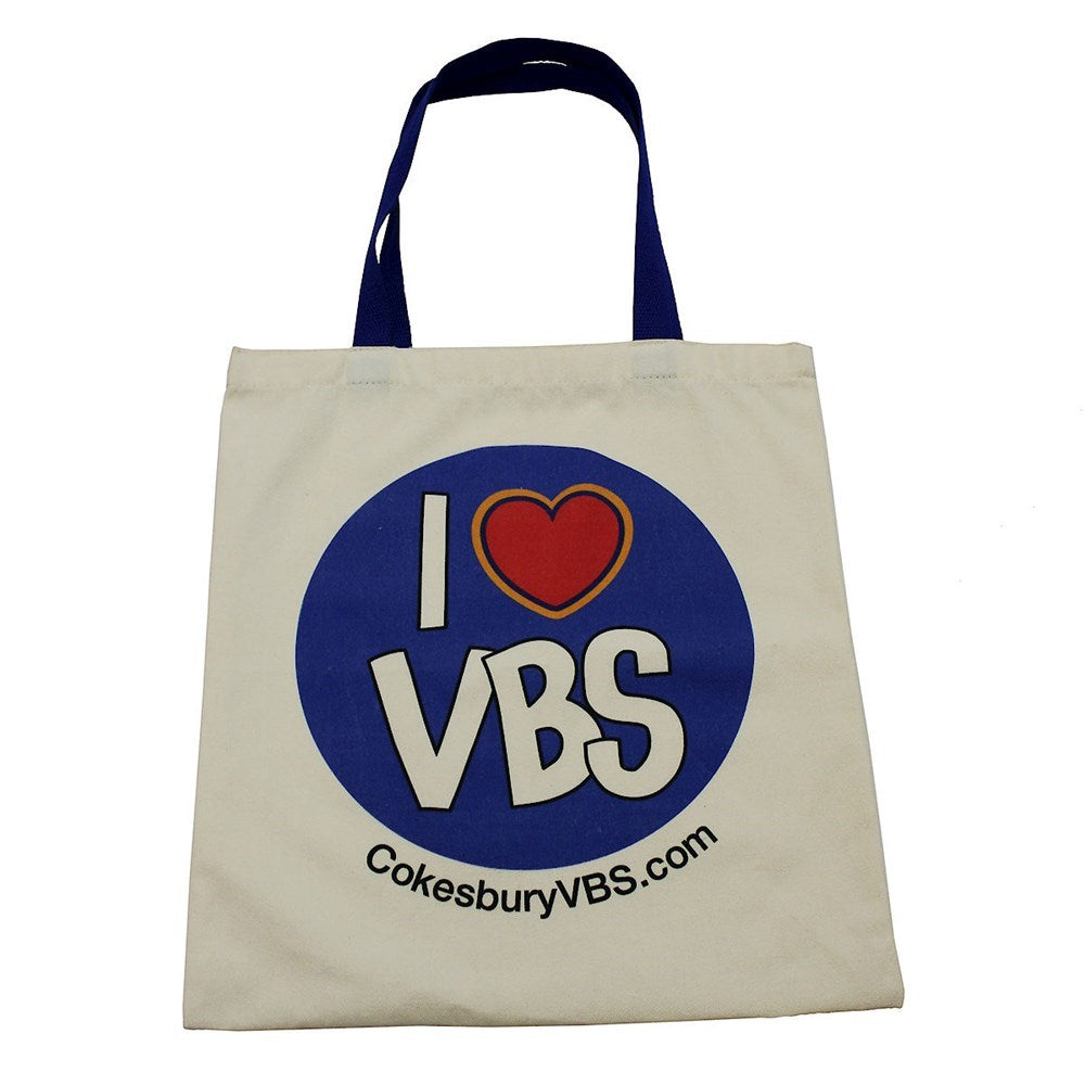 VBS-Snowball Mountain Challenge: I Love VBS Canvas Tote Bag (2026)