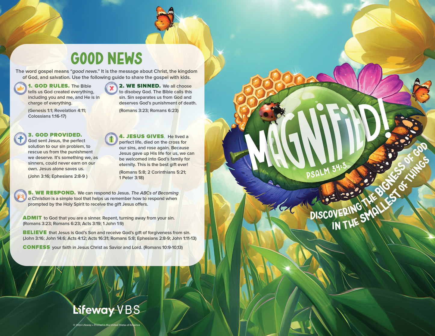 VBS-Magnified!: Bulletins (Pack Of 25) (2025)