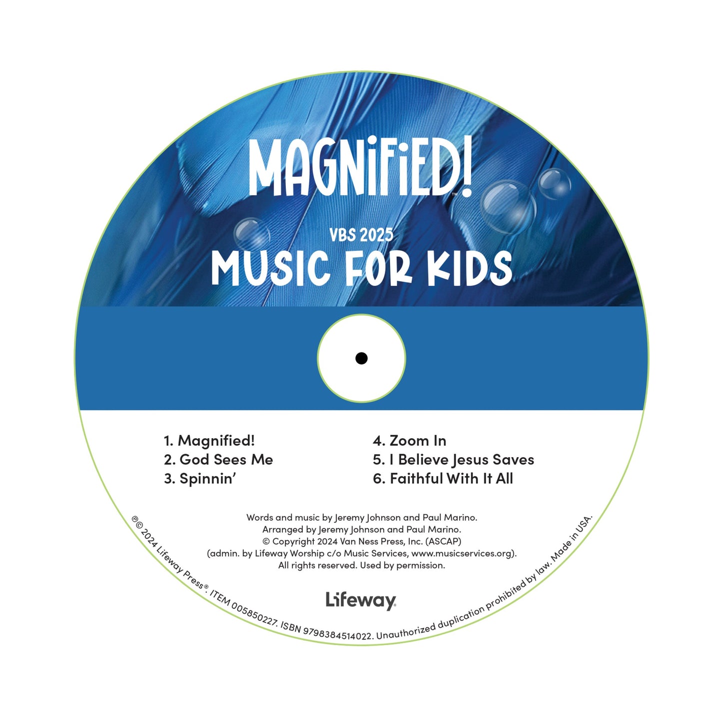 VBS-Magnified! Music For Kids CD (Pack Of 5)