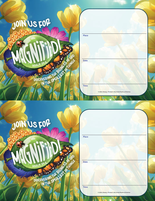 VBS-Magnified!: Registration Flyer (Pack Of 50) (2025)