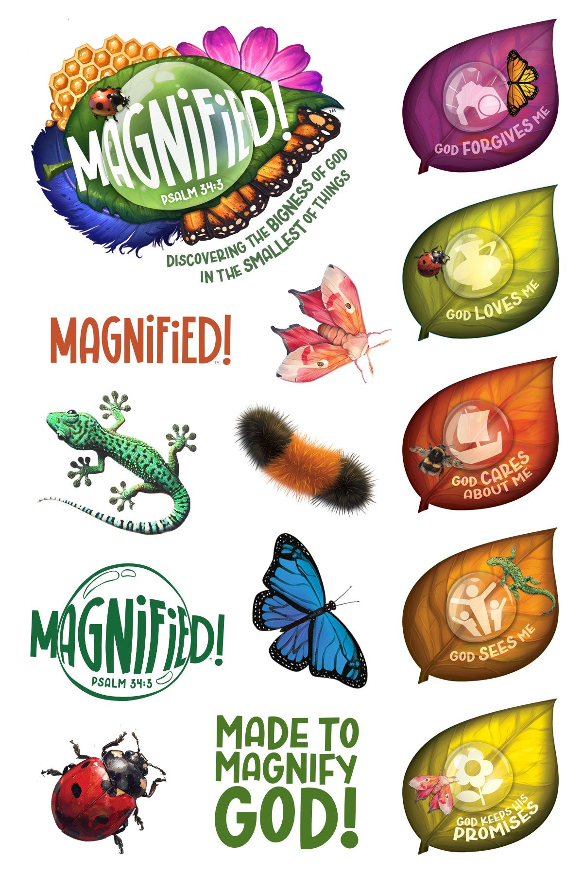 VBS-Magnified!: Theme Stickers (Pack Of 10 Sheets) (2025)