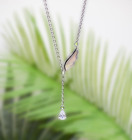 Necklace-Eden Merry-Angel Wing
