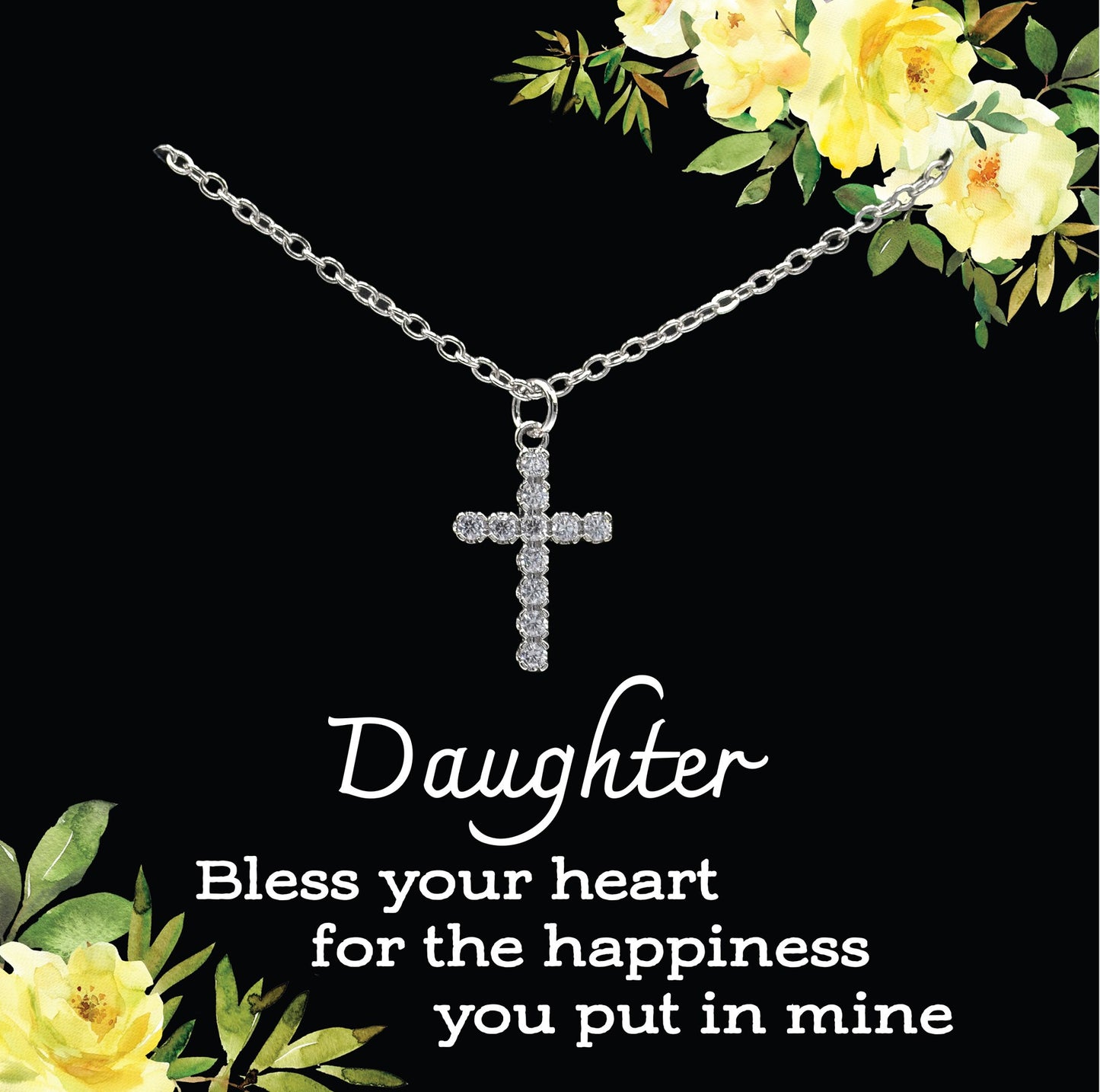 Necklace-Eden Merry-Cross-Daughter Bless