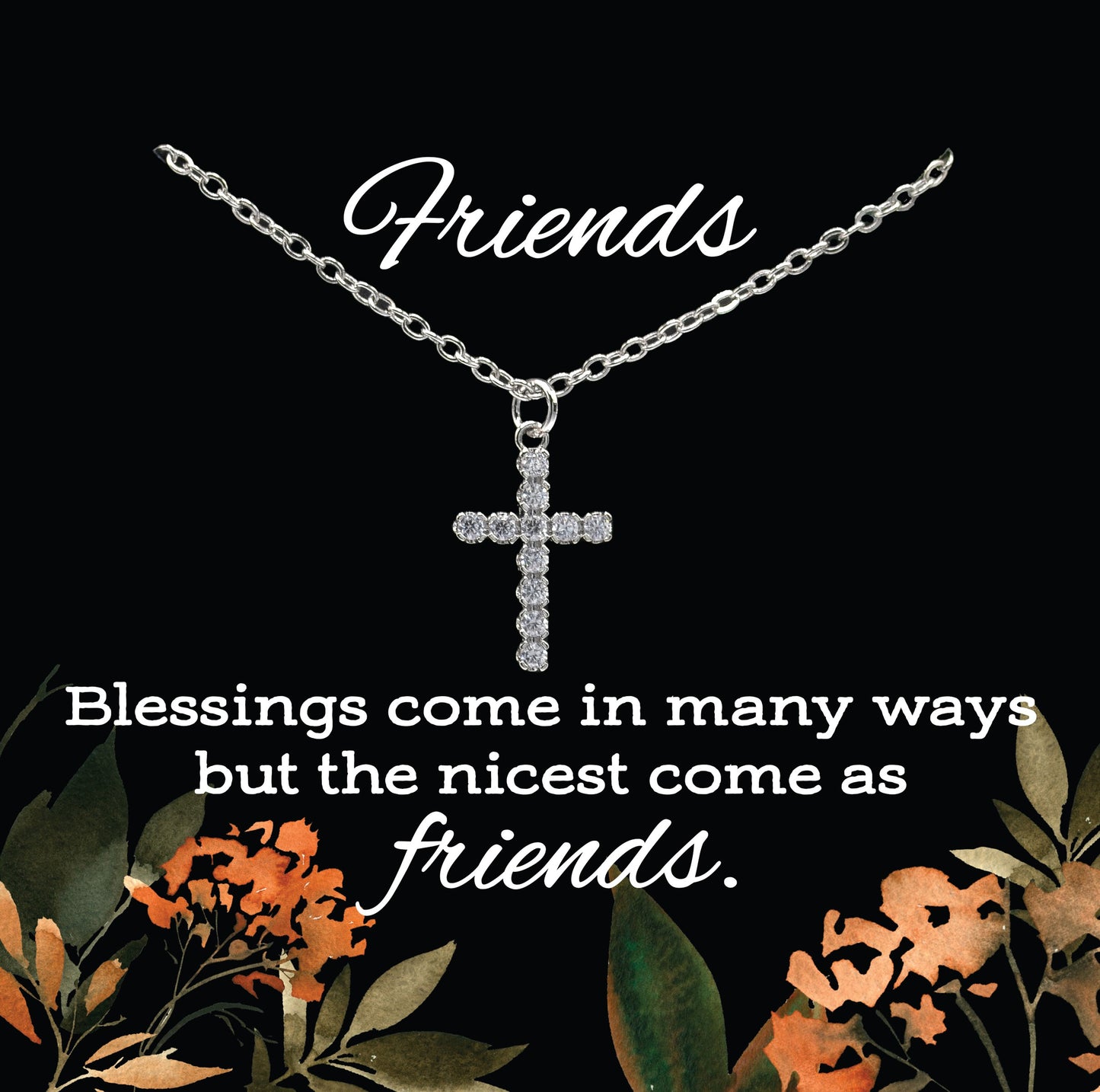 Necklace-Eden Merry-Cross-Friends Cross