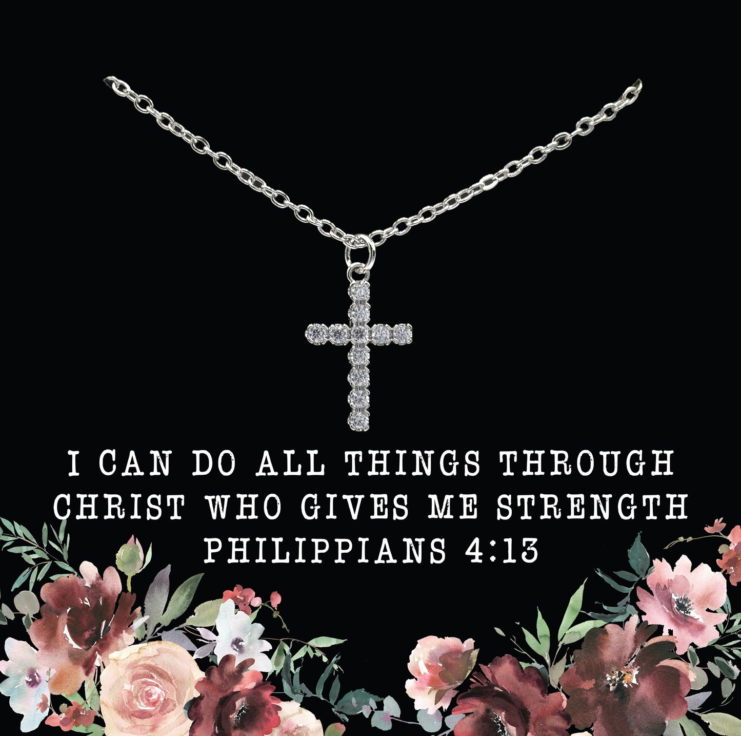 Necklace-Eden Merry-Cross-I Can Do