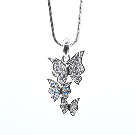 Necklace-Eden Merry-Trailing Butterfly-Multi